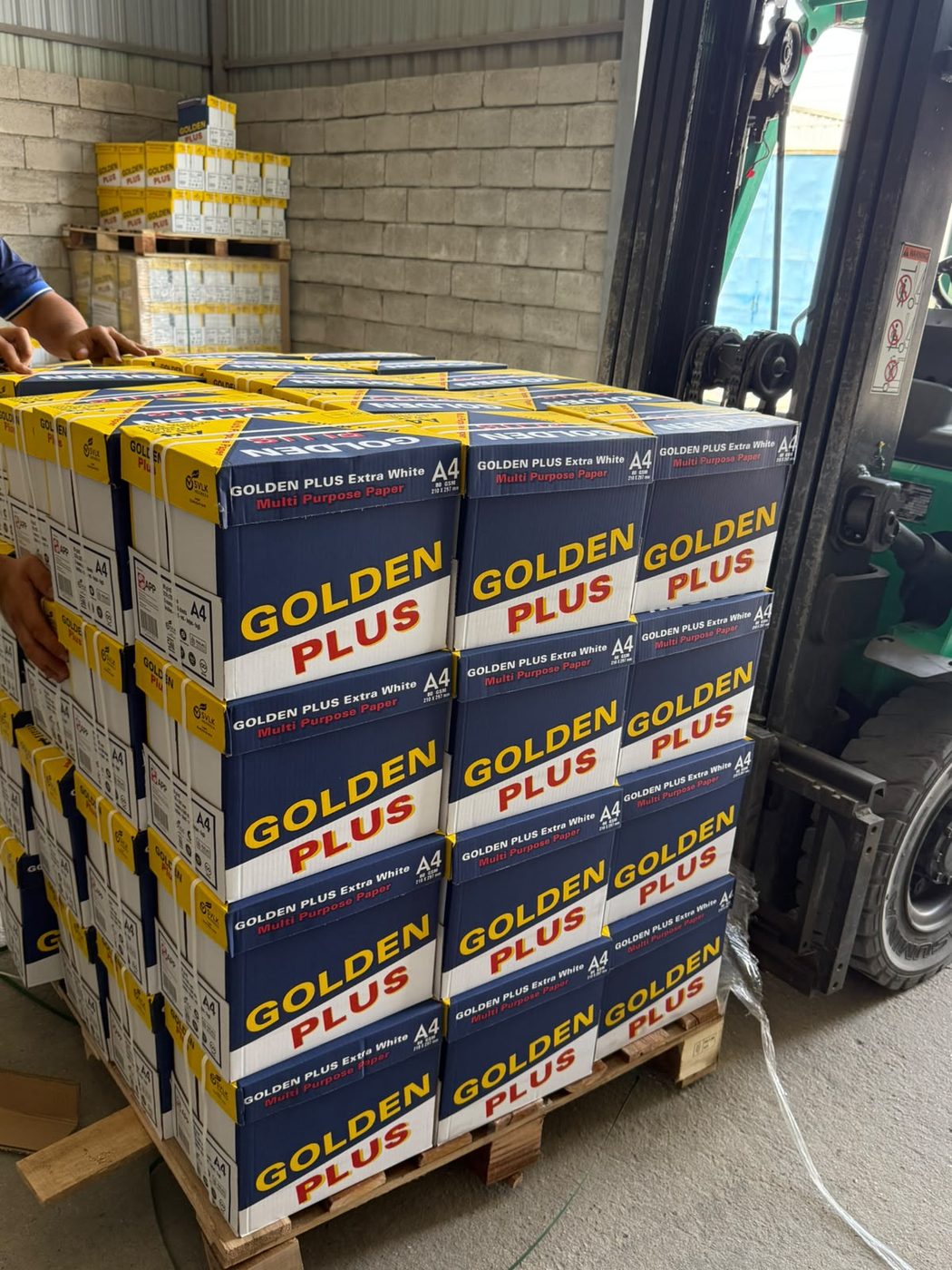 تحميل منصة كراتين Golden Plus داخل المخزن