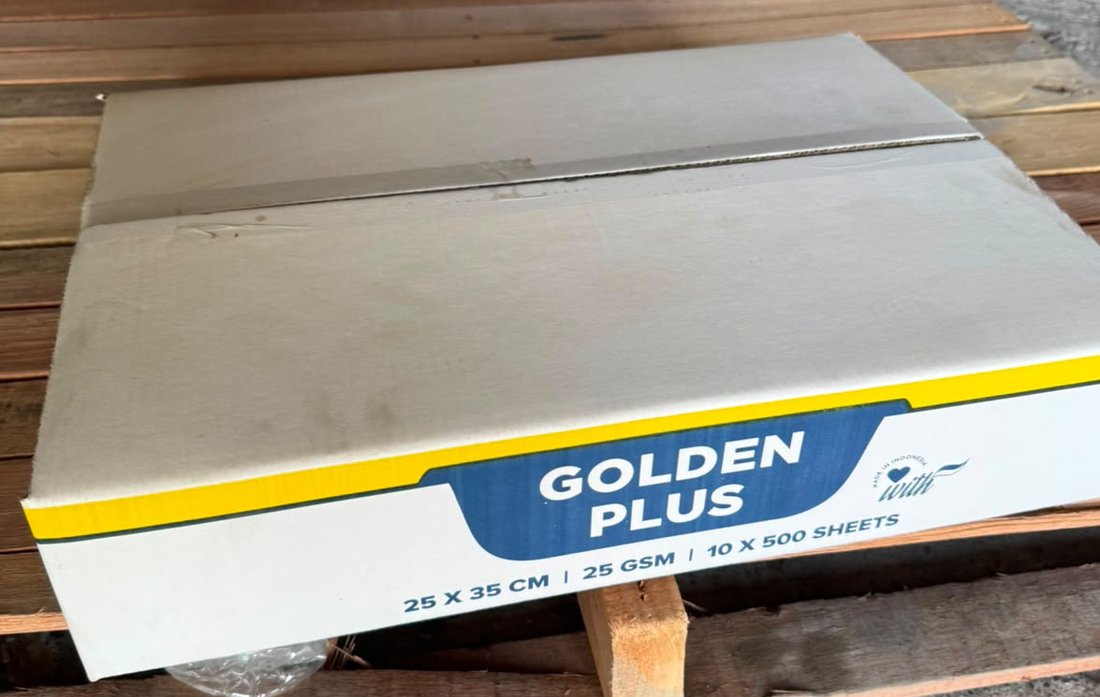 كارتون ورق ساندويش Golden Plus